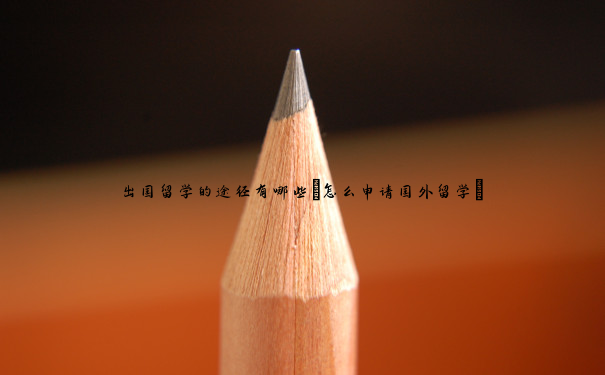 出国留学的途径有哪些(怎么申请国外留学) 出国留学的途径有哪些(怎么申请国外留学)