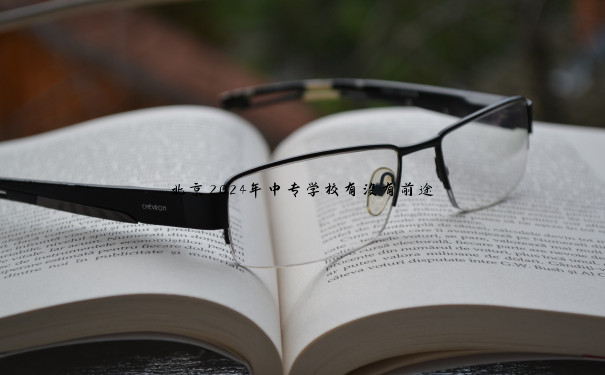 北京2024年中专学校有没有前途