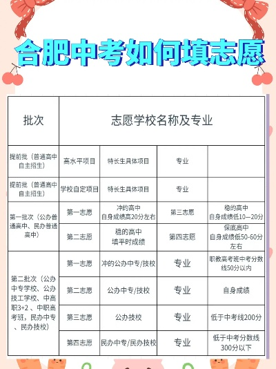 合肥高考怎么填志愿