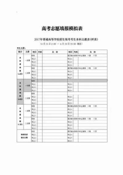 高考志愿确认表是什么