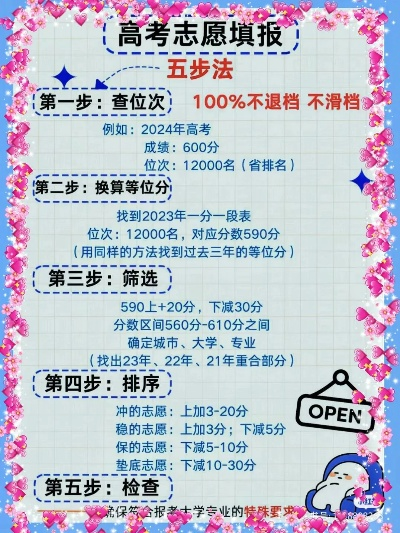 高考志愿怎么设置梯度