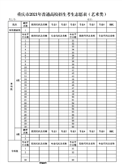 网上怎么看高考志愿表