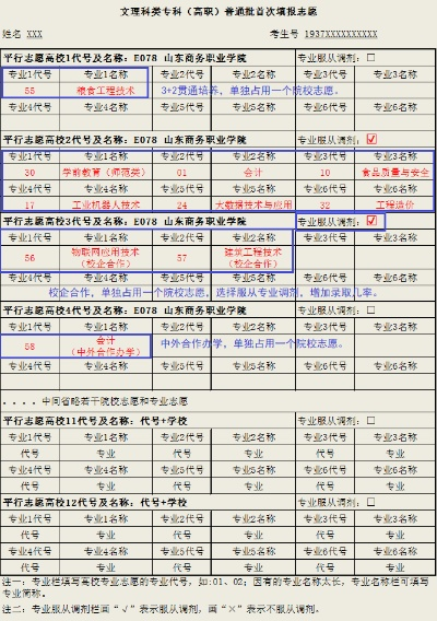 高考专科志愿怎么提交啊