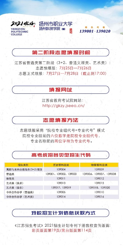 扬州高考填报志愿时间