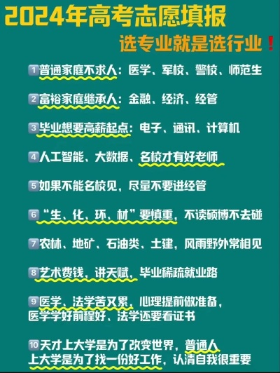 高考填报志愿有哪些系列