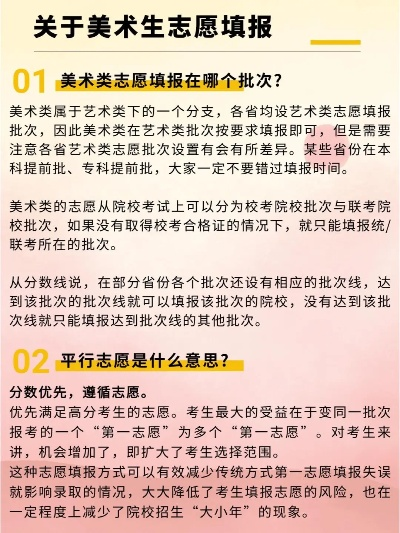 高考后美术生怎么报志愿