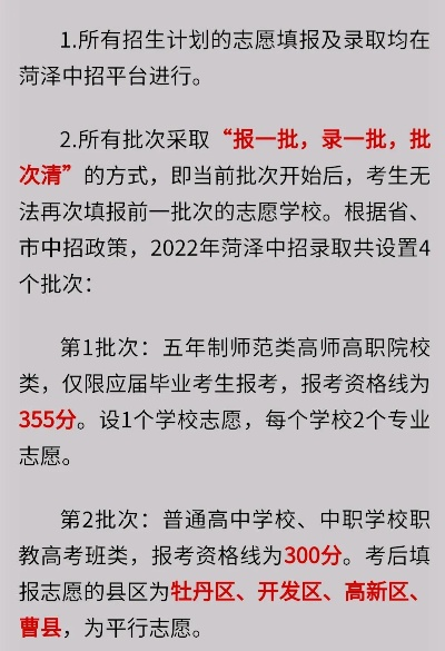 菏泽高考志愿怎么报的
