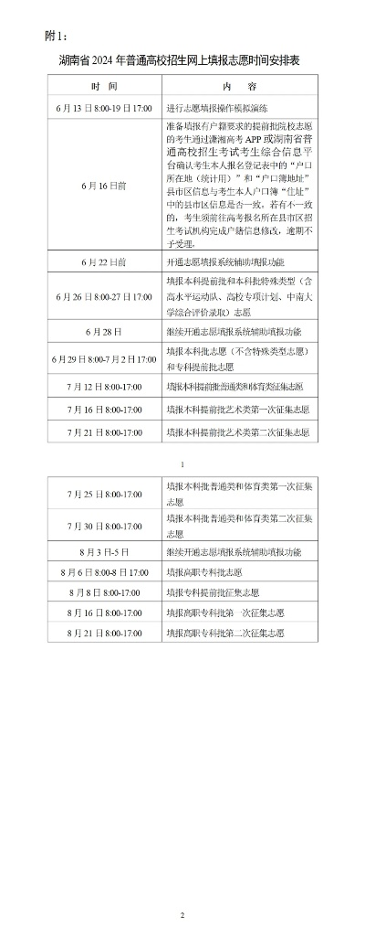 如何填志愿湖南高考时间