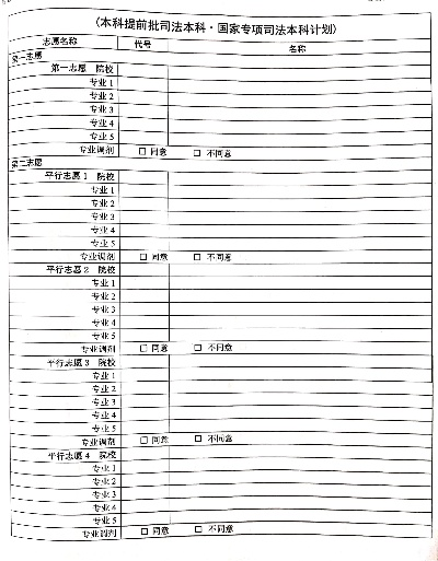 高考志愿填报表怎么补办