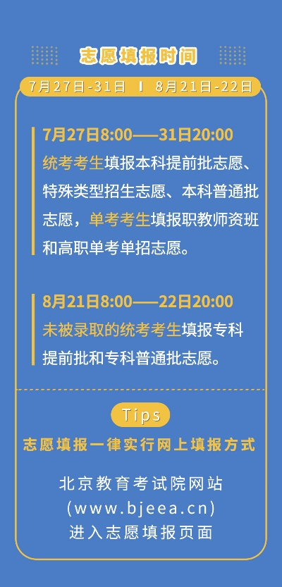 丰台高考填报志愿时间