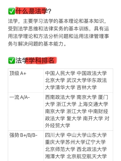 高考志愿法学怎么选