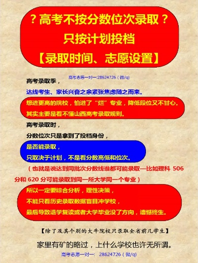 高考志愿怎么保证录取