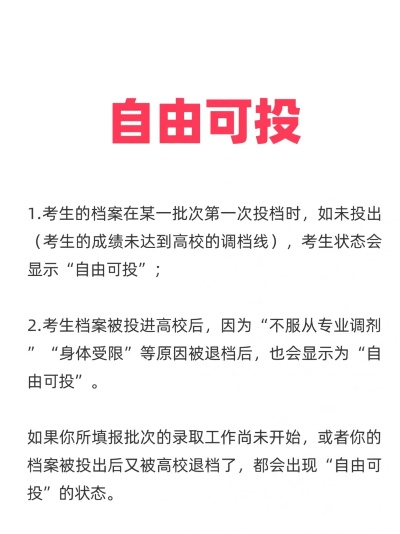 高考志愿自由可投多久