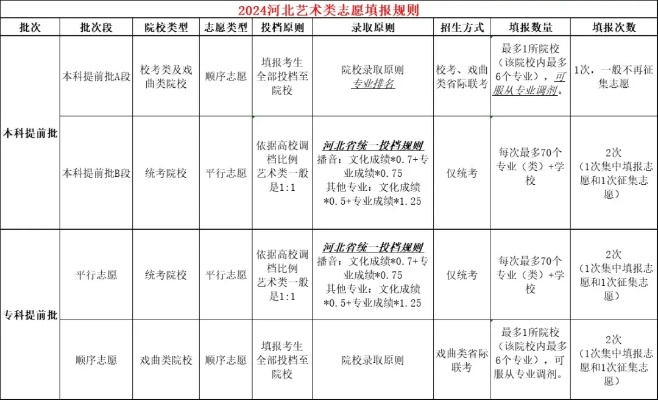 高考志愿艺术批次是什么