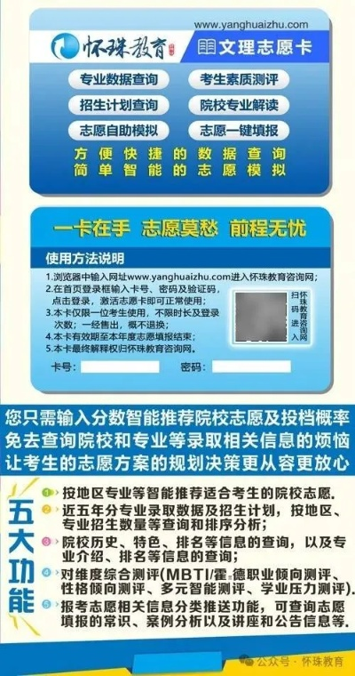 如何使用高考志愿卡