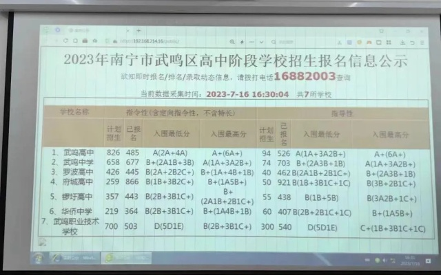 武鸣高考志愿填报时间