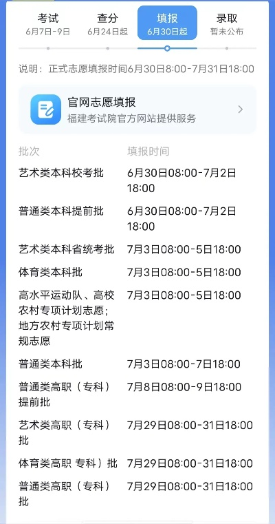 舞蹈生高考报志愿时间