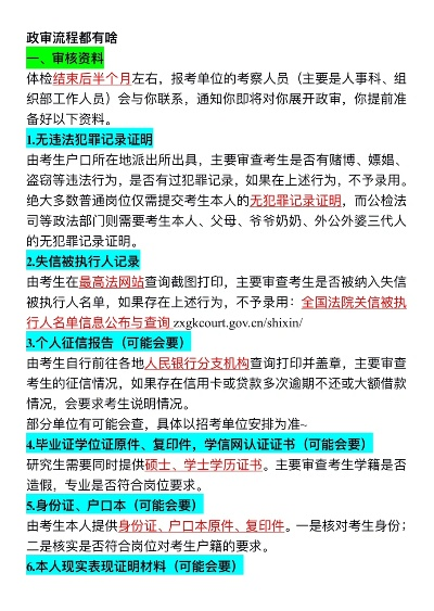 高考志愿政审查什么