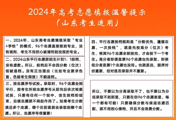 山东高考志愿规律是什么
