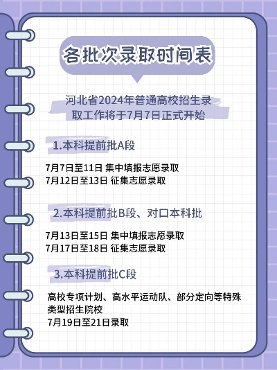 河北高考志愿录取时间那点事儿