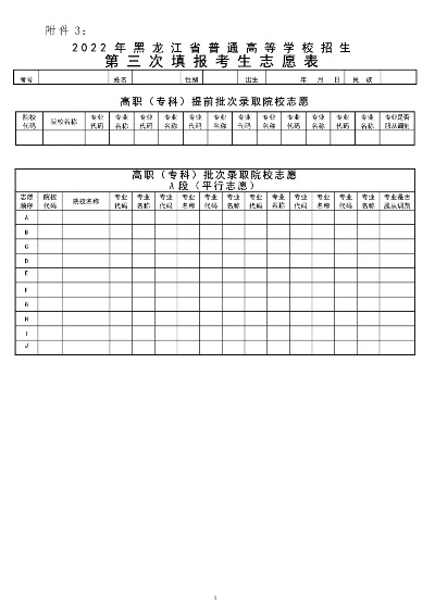 哈尔滨高考志愿填写时间