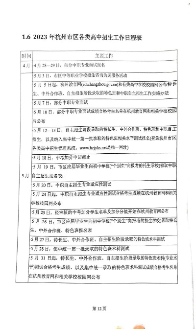 杭州高考志愿招聘时间