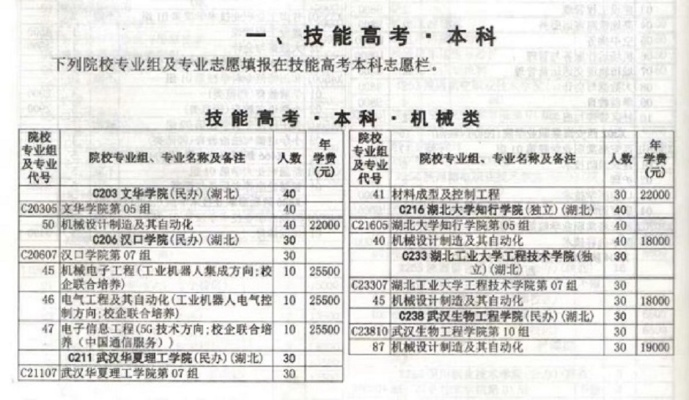 技能高考志愿参考什么