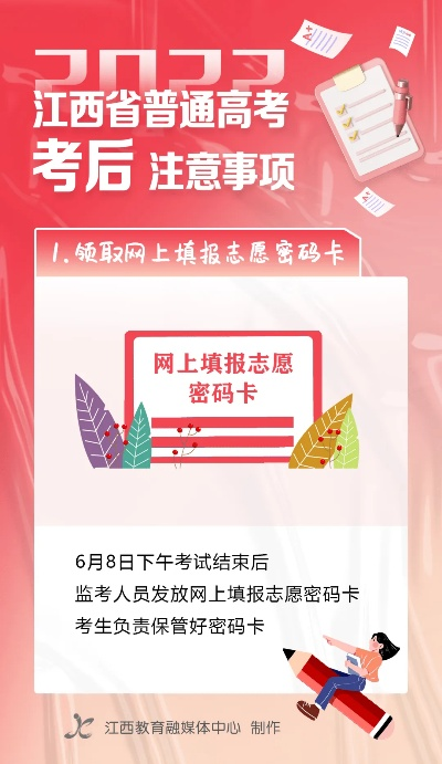 江西高考志愿密码在哪里