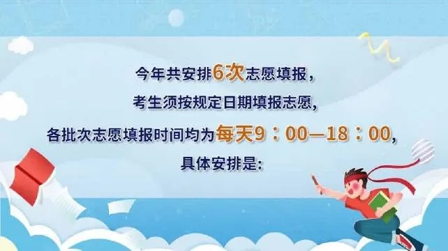 高考志愿多久报完一次