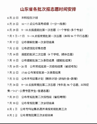 山东高考志愿恢复时间表