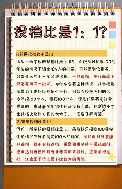 什么是高考志愿投档比例