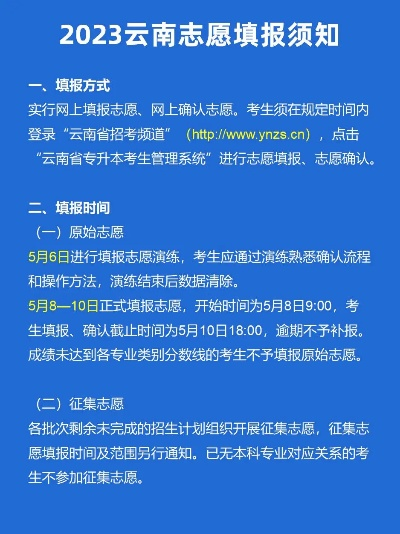 云南高考怎么报考志愿的