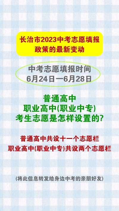 长治高考志愿时间查询