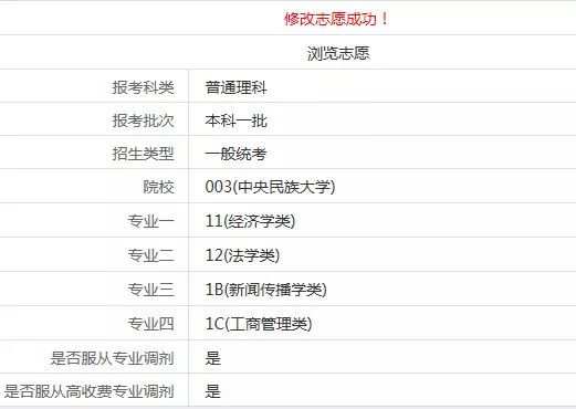 高考删除志愿什么意思