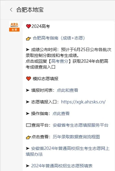 合肥高考志愿填报怎么报