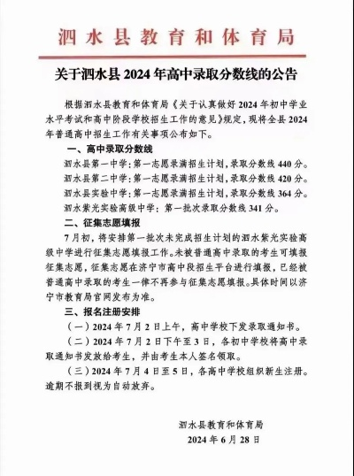 泗水高考志愿怎么填报